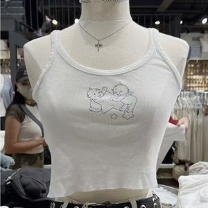 Brandy Melville Cherub Star Tank (one size fits all)